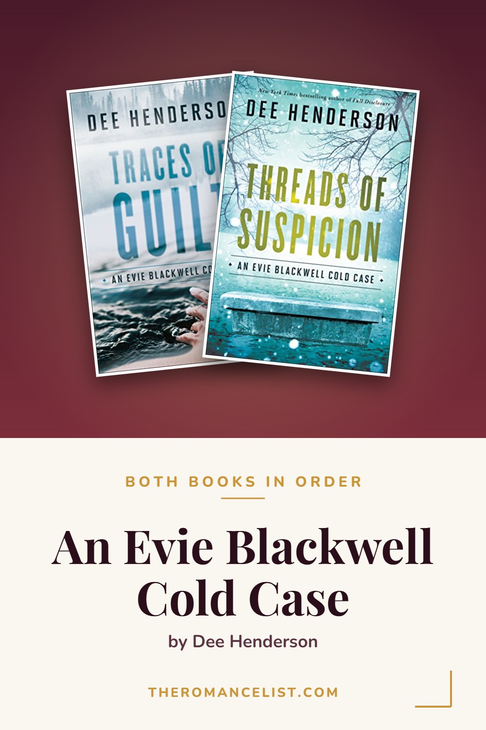 An Evie Blackwell Cold Case by Dee Henderson — books in order