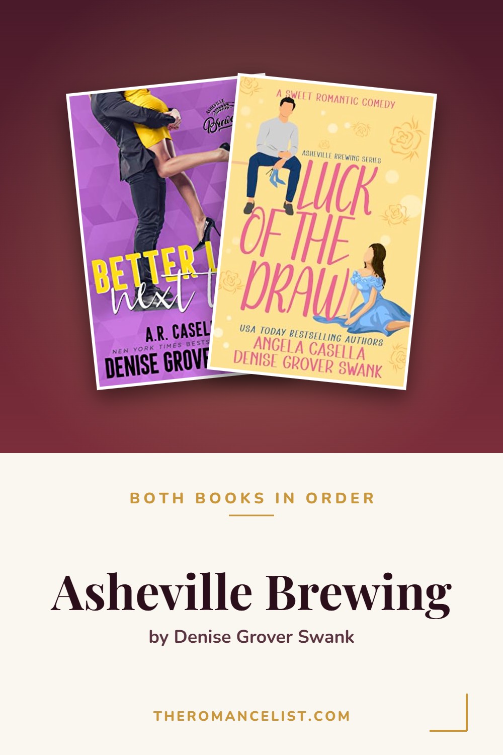 Asheville Brewing by Denise Grover Swank — books in order
