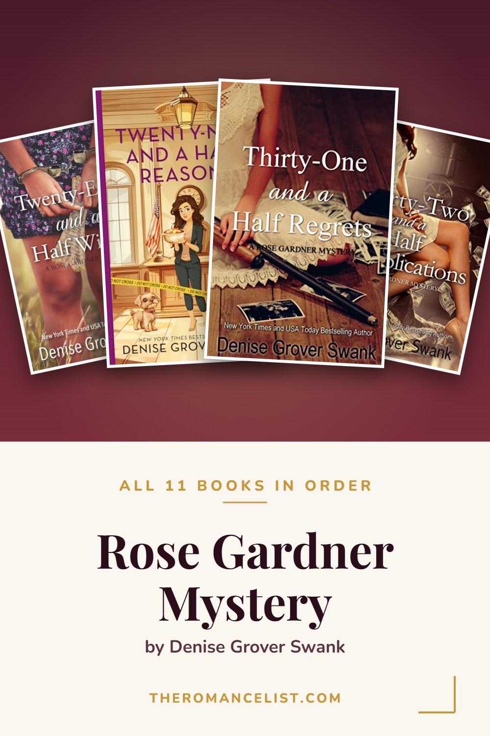 Rose Gardner Mystery by Denise Grover Swank — books in order