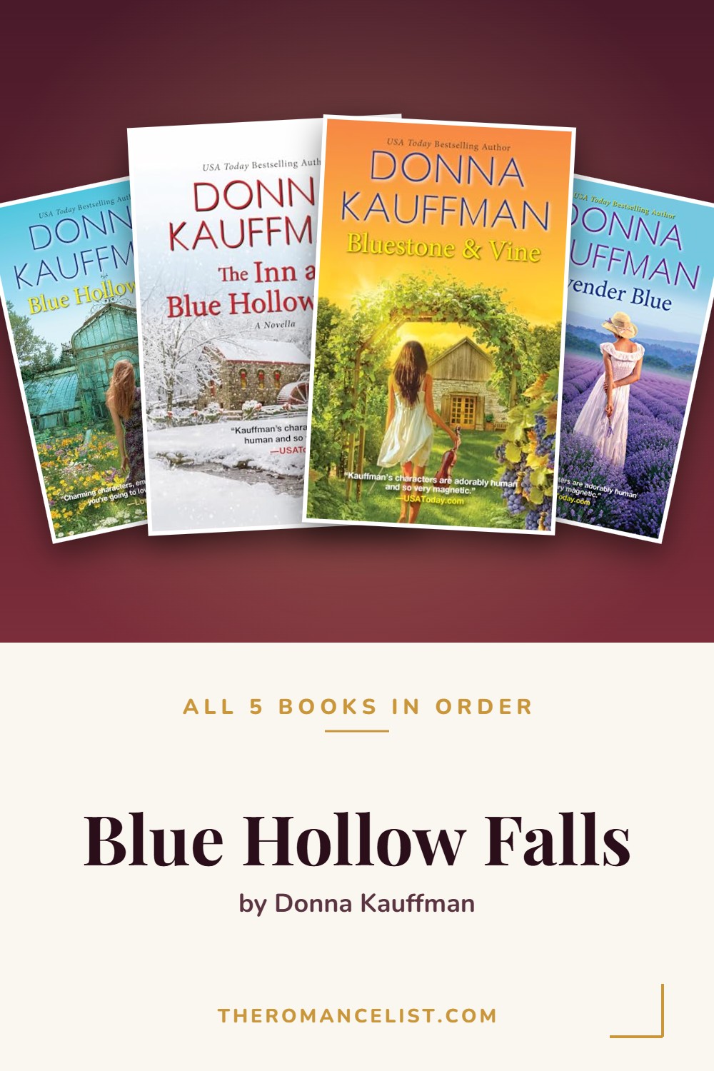 Blue Hollow Falls by Donna Kauffman — books in order