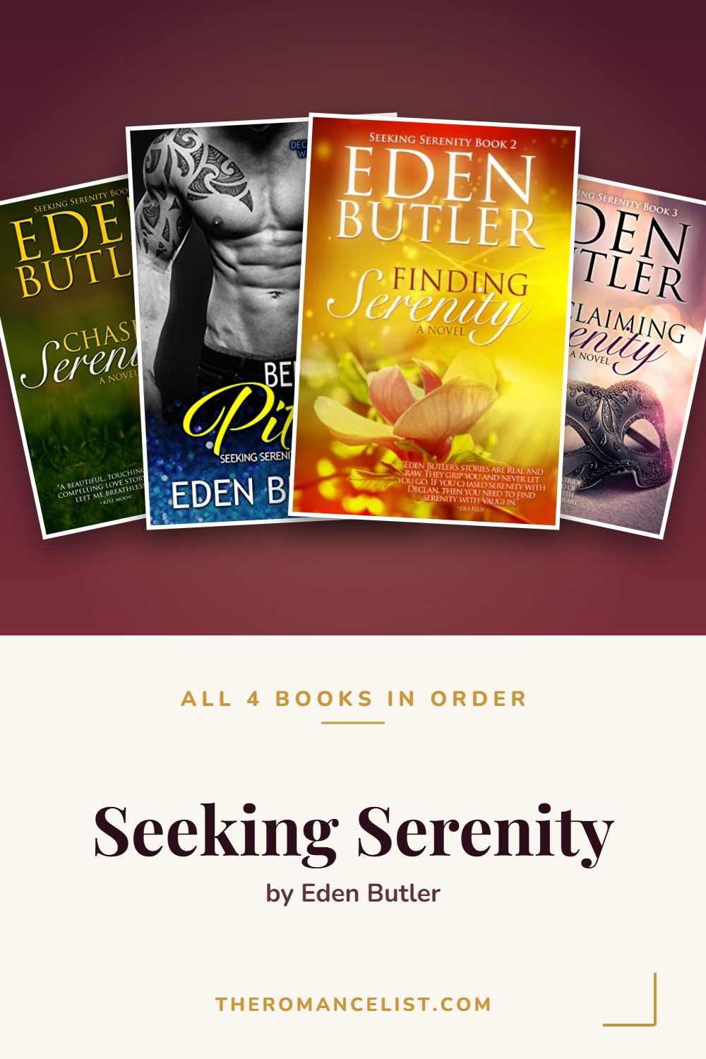 Seeking Serenity by Eden Butler — books in order