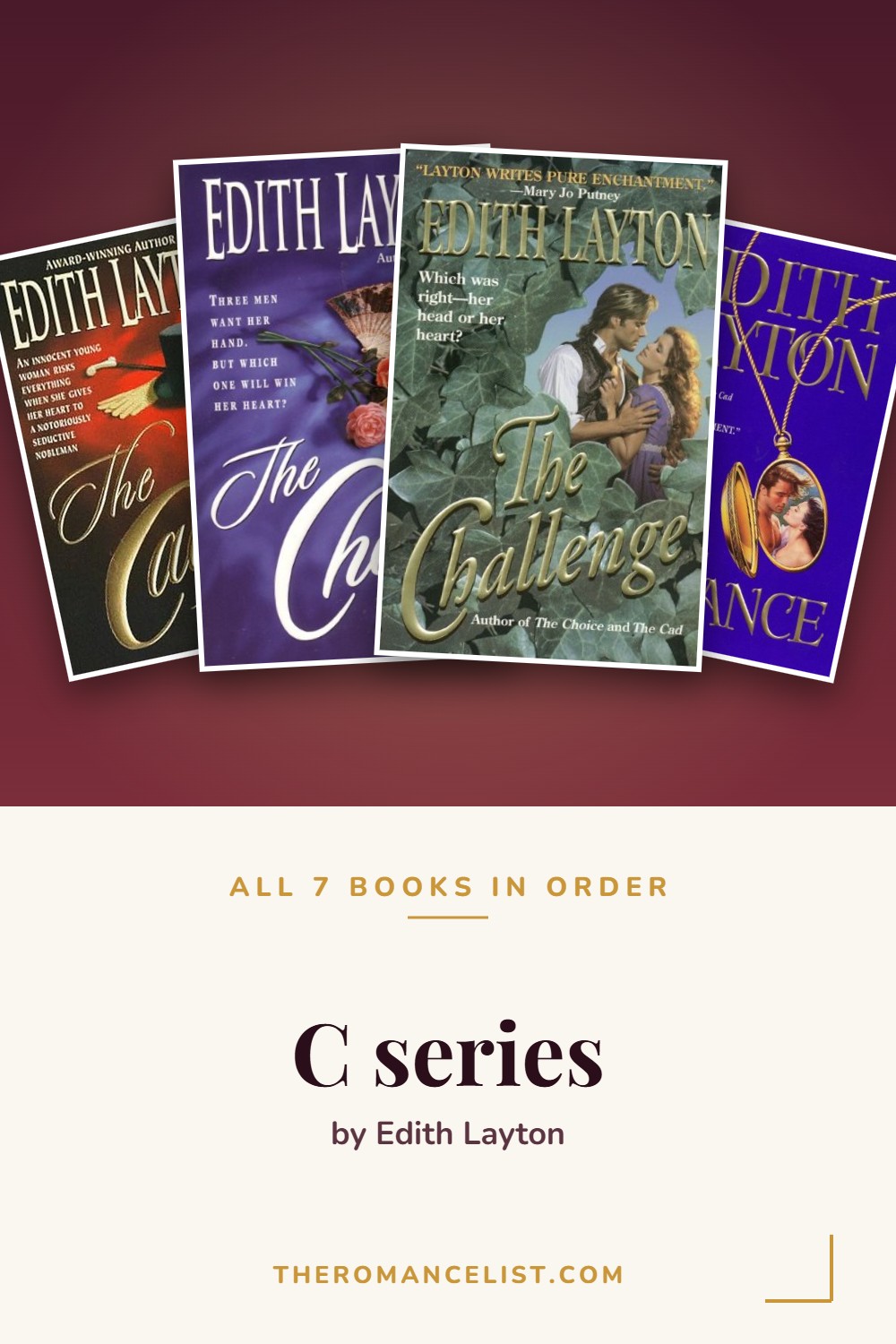 C series by Edith Layton — books in order