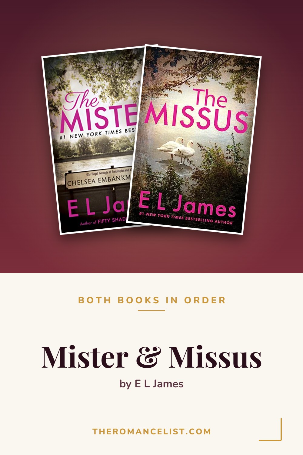 Mister & Missus by E L James — books in order