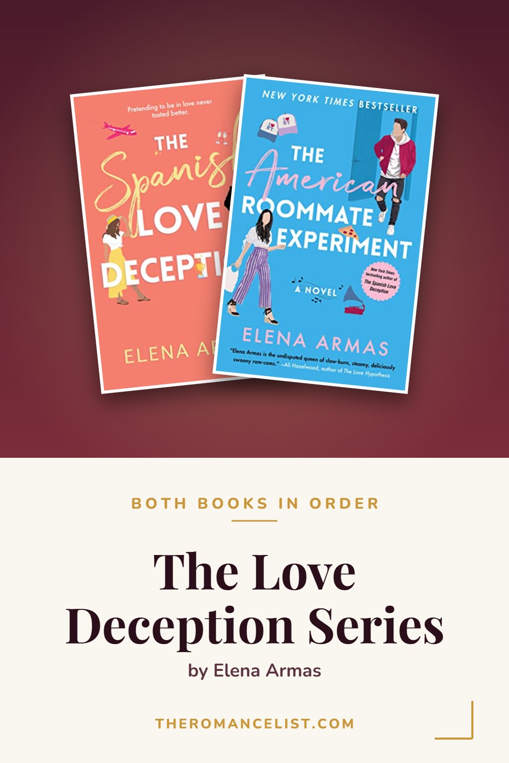 The Love Deception Series by Elena Armas — books in order