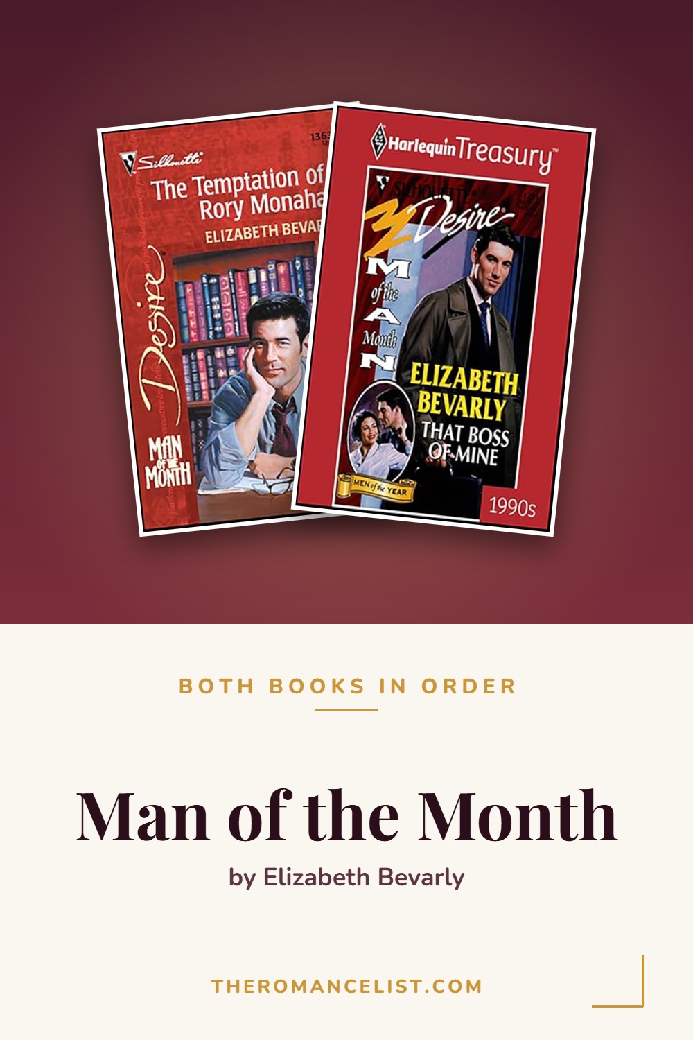 Man of the Month by Elizabeth Bevarly — books in order