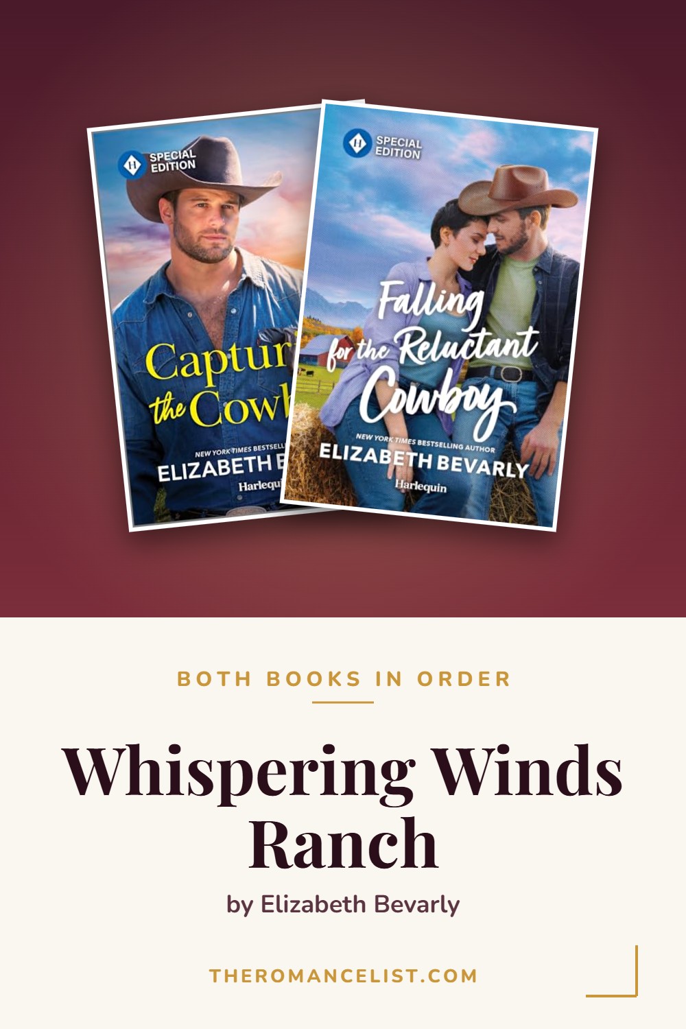 Whispering Winds Ranch by Elizabeth Bevarly — books in order
