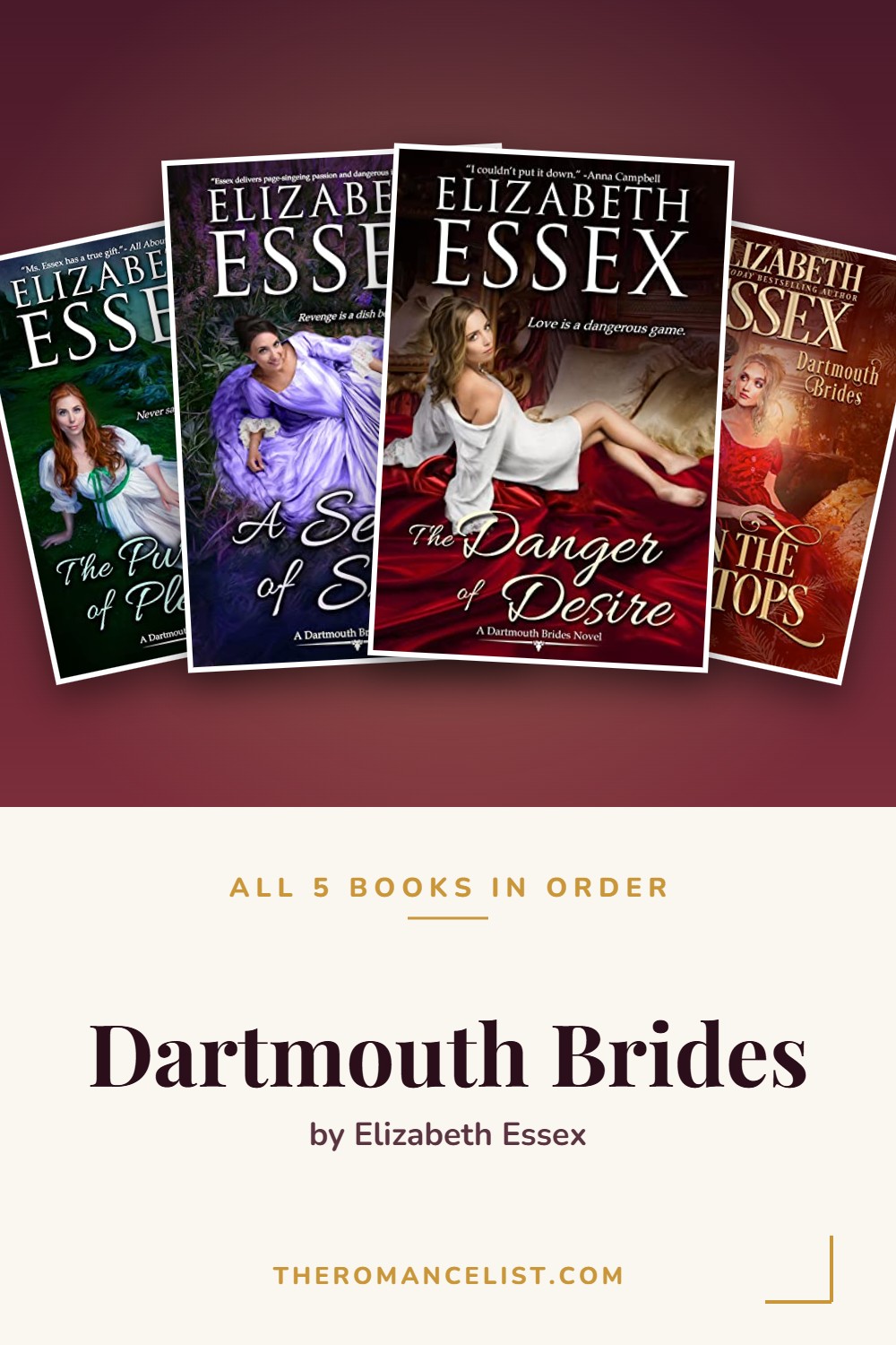 Dartmouth Brides by Elizabeth Essex — books in order