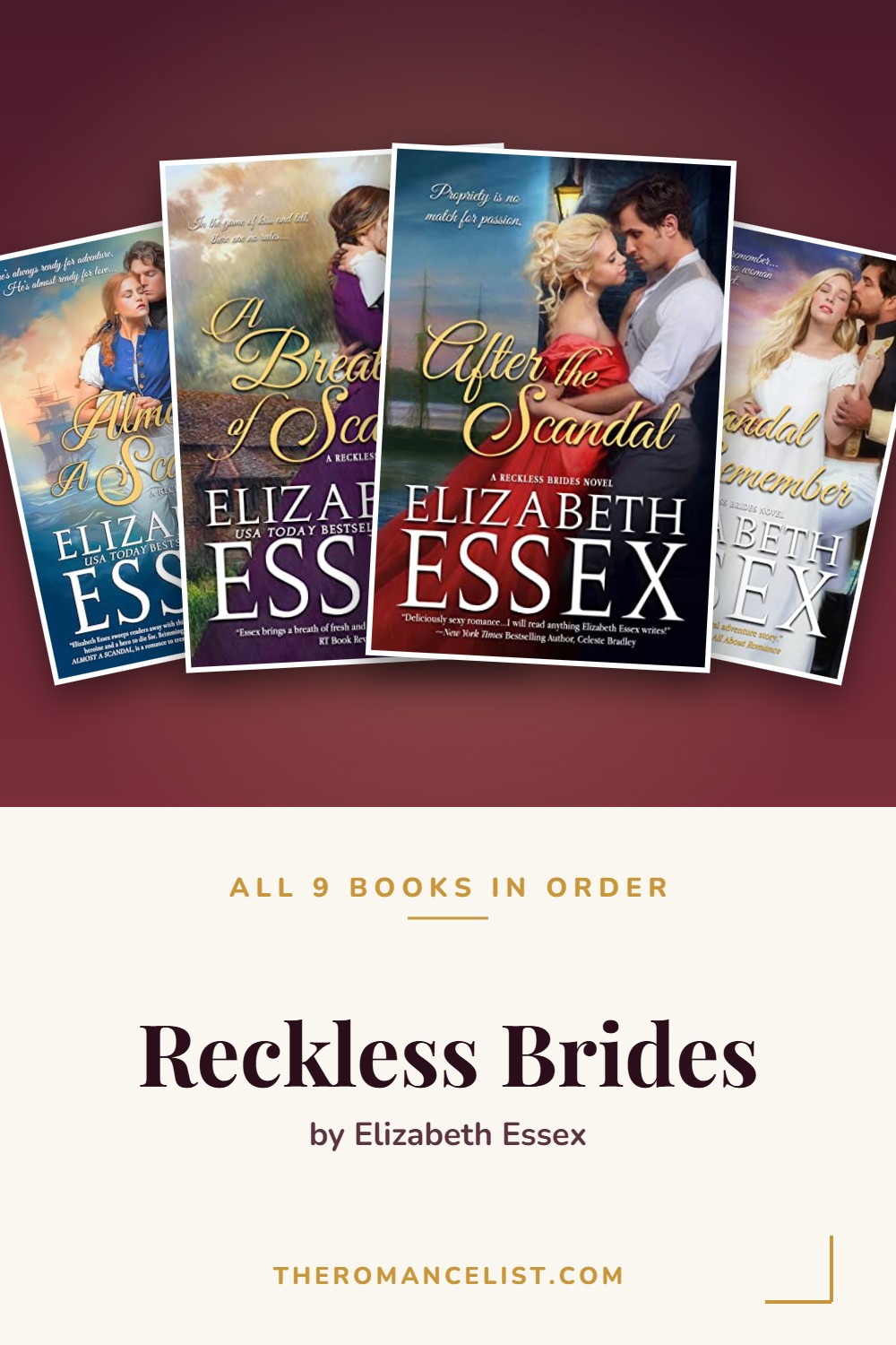 Reckless Brides by Elizabeth Essex — books in order