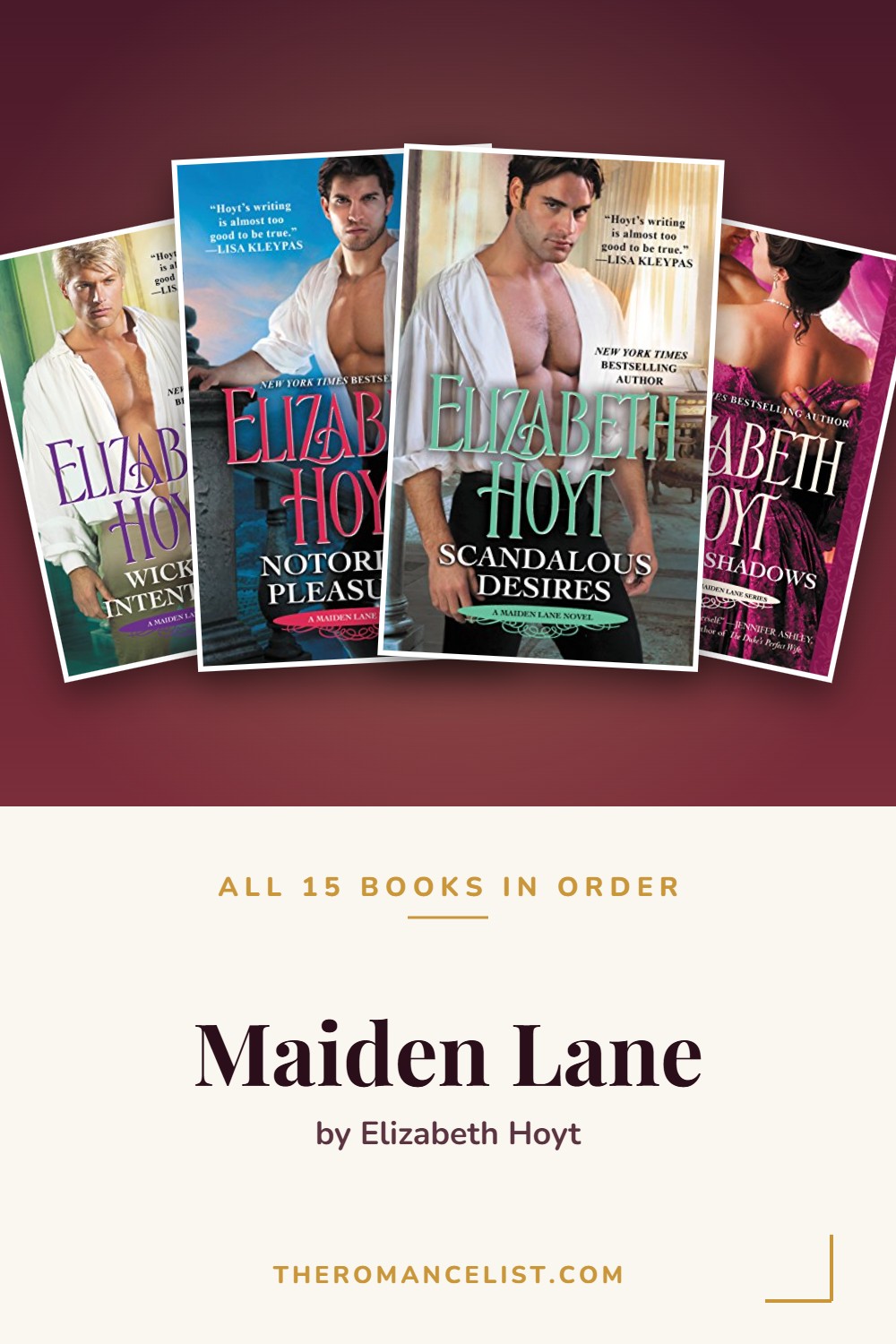 Maiden Lane by Elizabeth Hoyt — books in order
