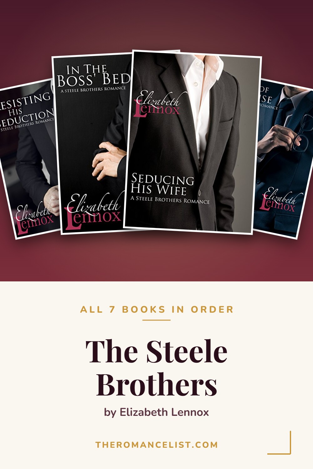 The Steele Brothers by Elizabeth Lennox — books in order