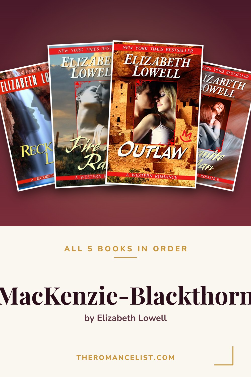 MacKenzie-Blackthorn by Elizabeth Lowell — books in order