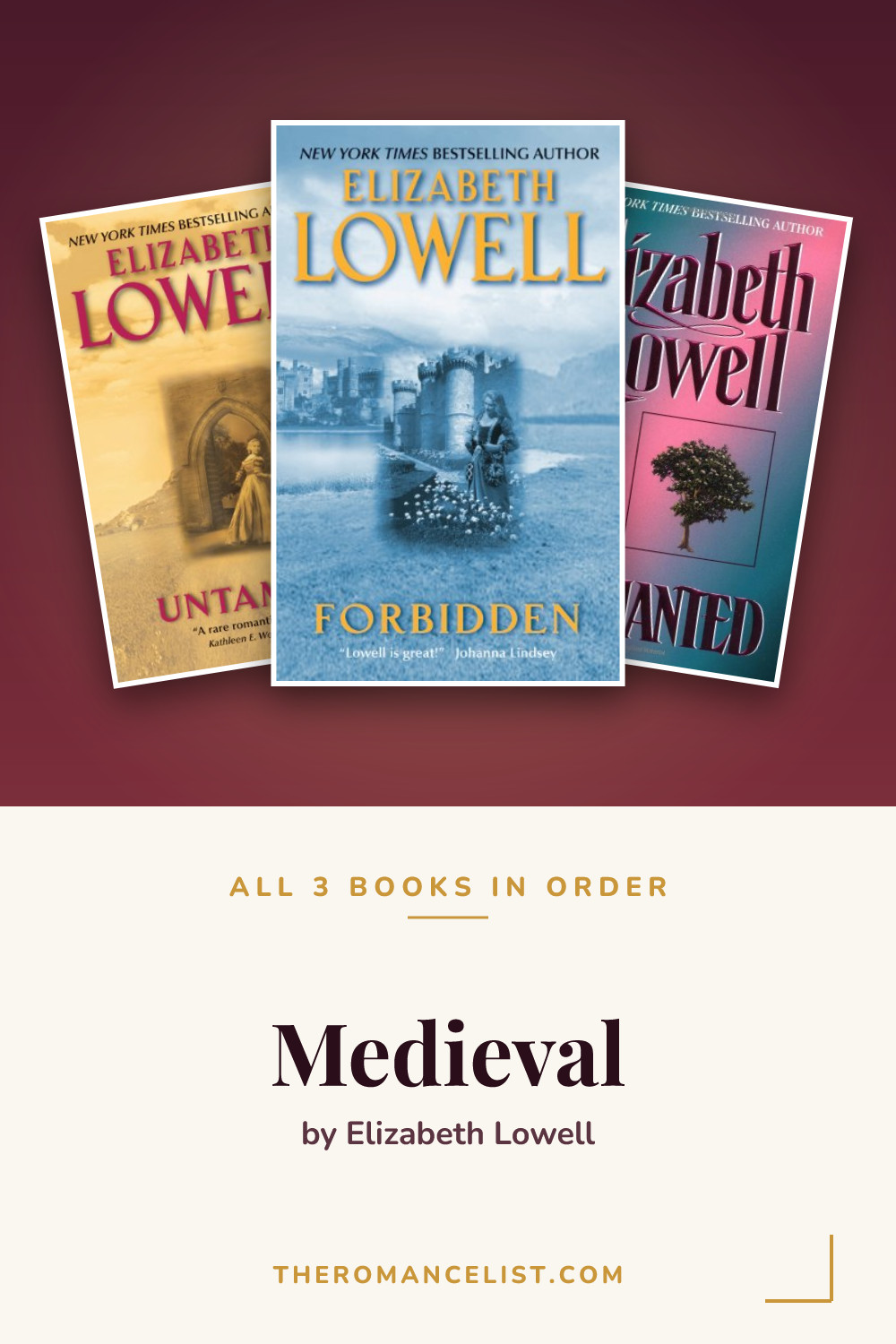 Medieval by Elizabeth Lowell — books in order