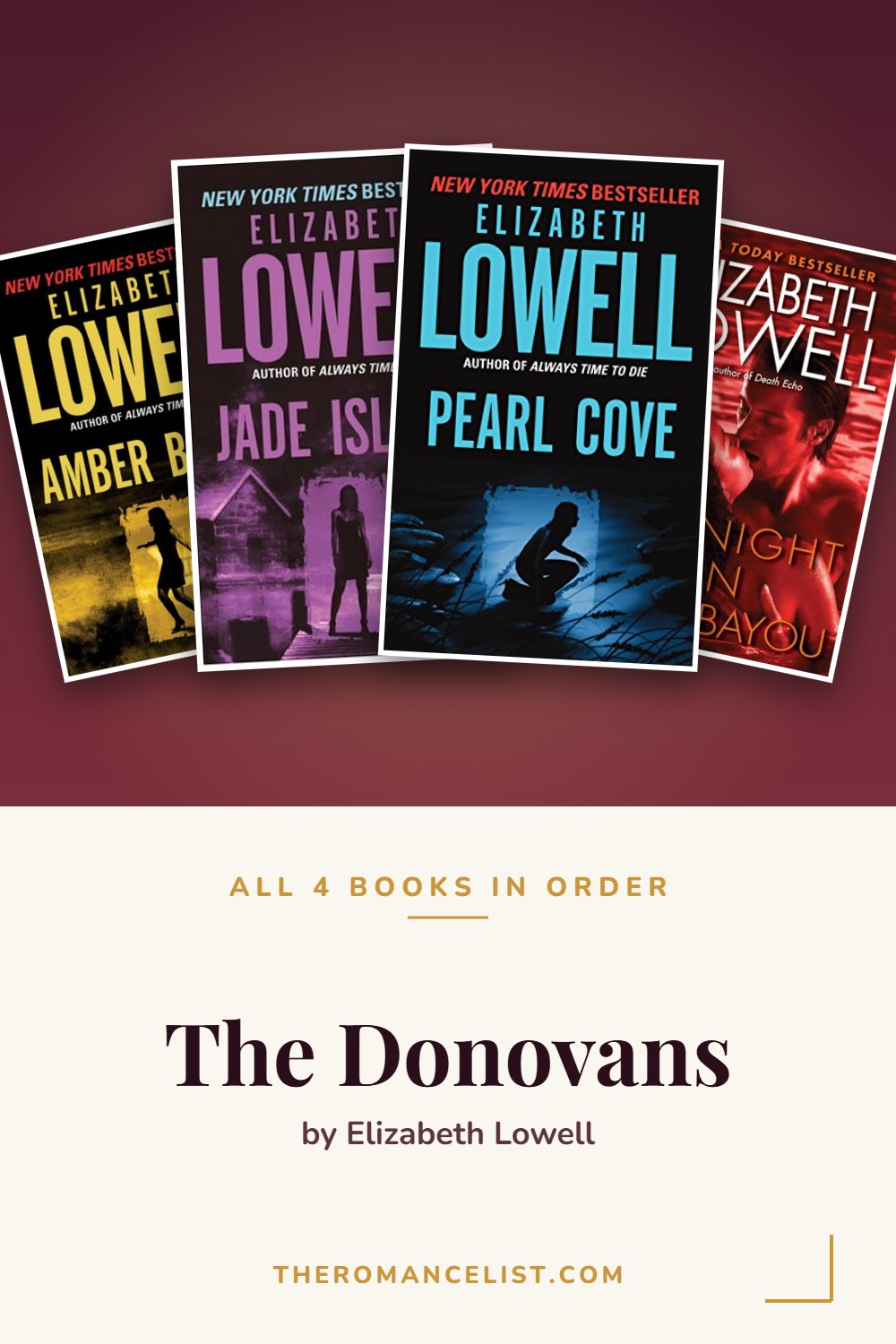 The Donovans by Elizabeth Lowell — books in order