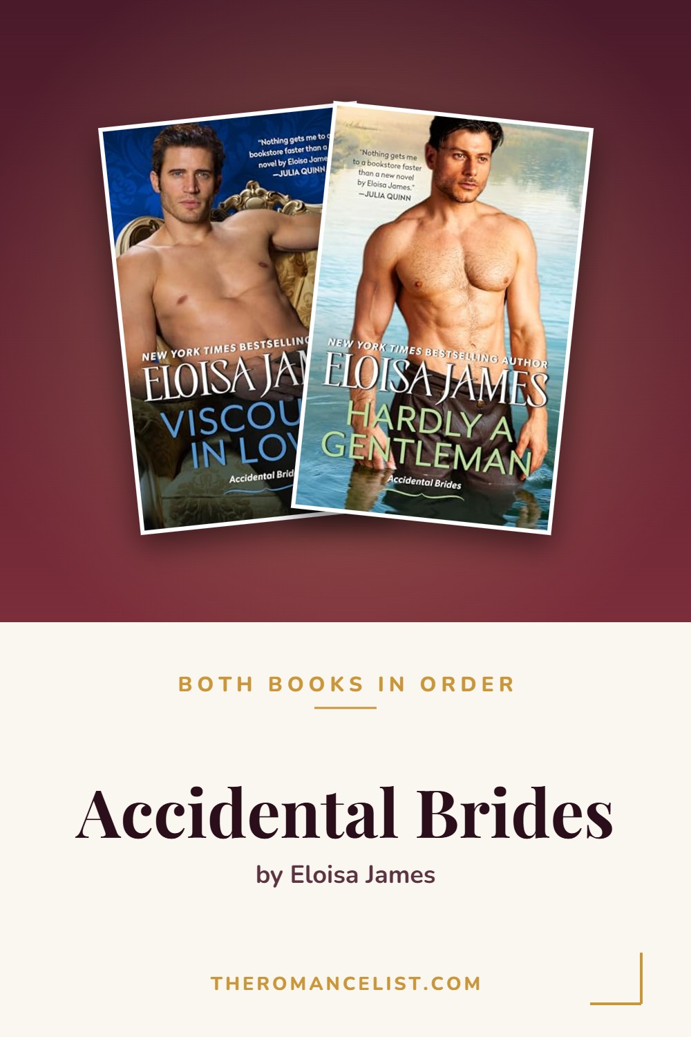 Accidental Brides by Eloisa James — books in order