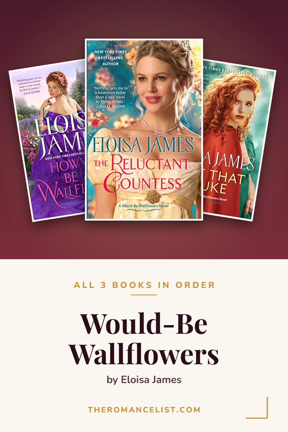 Would-Be Wallflowers by Eloisa James — books in order
