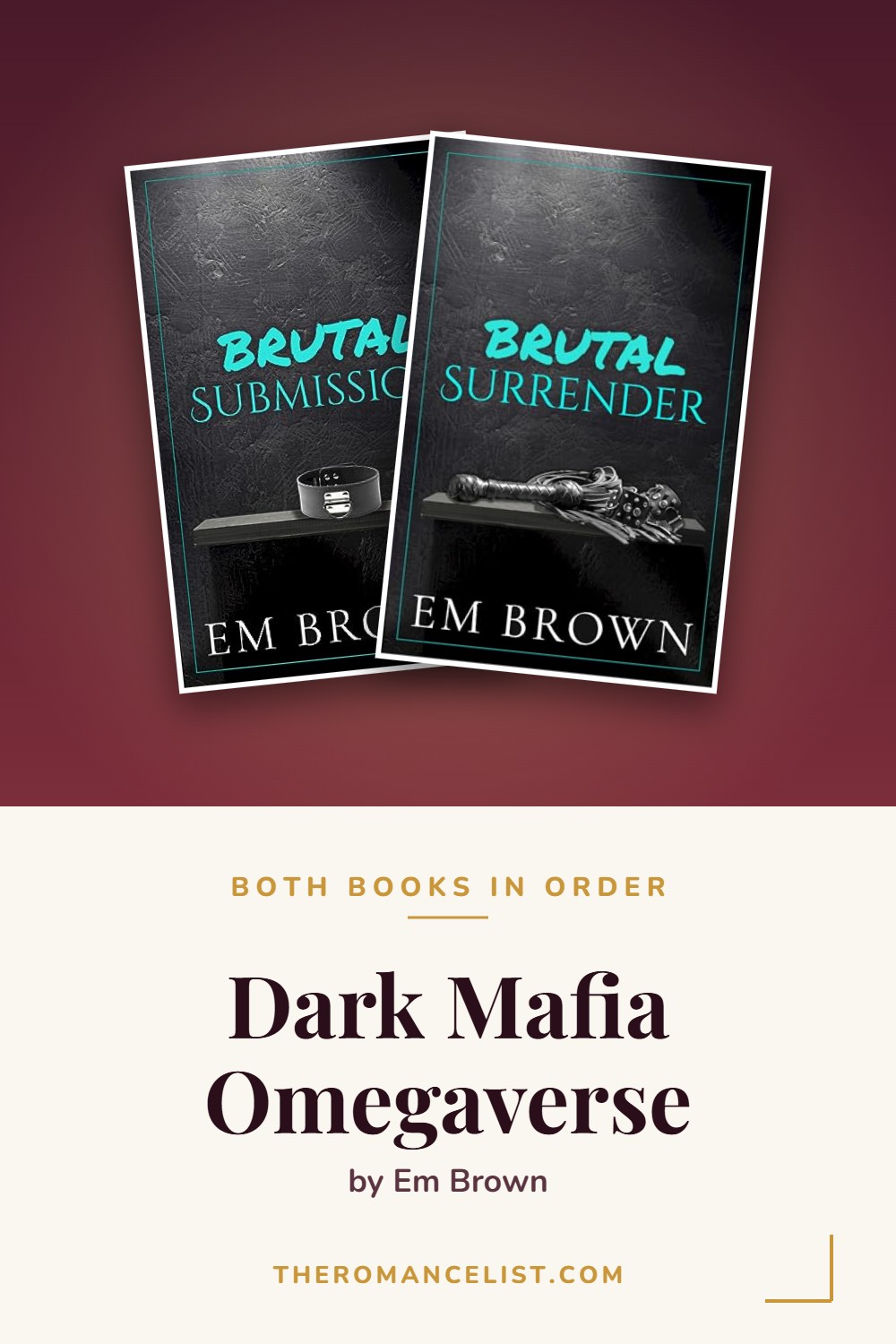 Dark Mafia Omegaverse by Em Brown — books in order