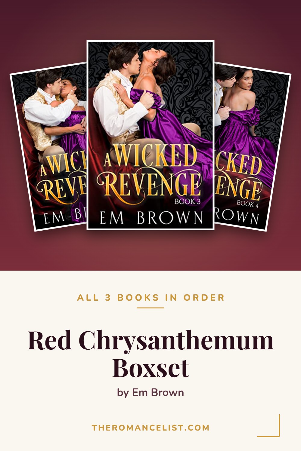 Red Chrysanthemum Boxset by Em Brown — books in order