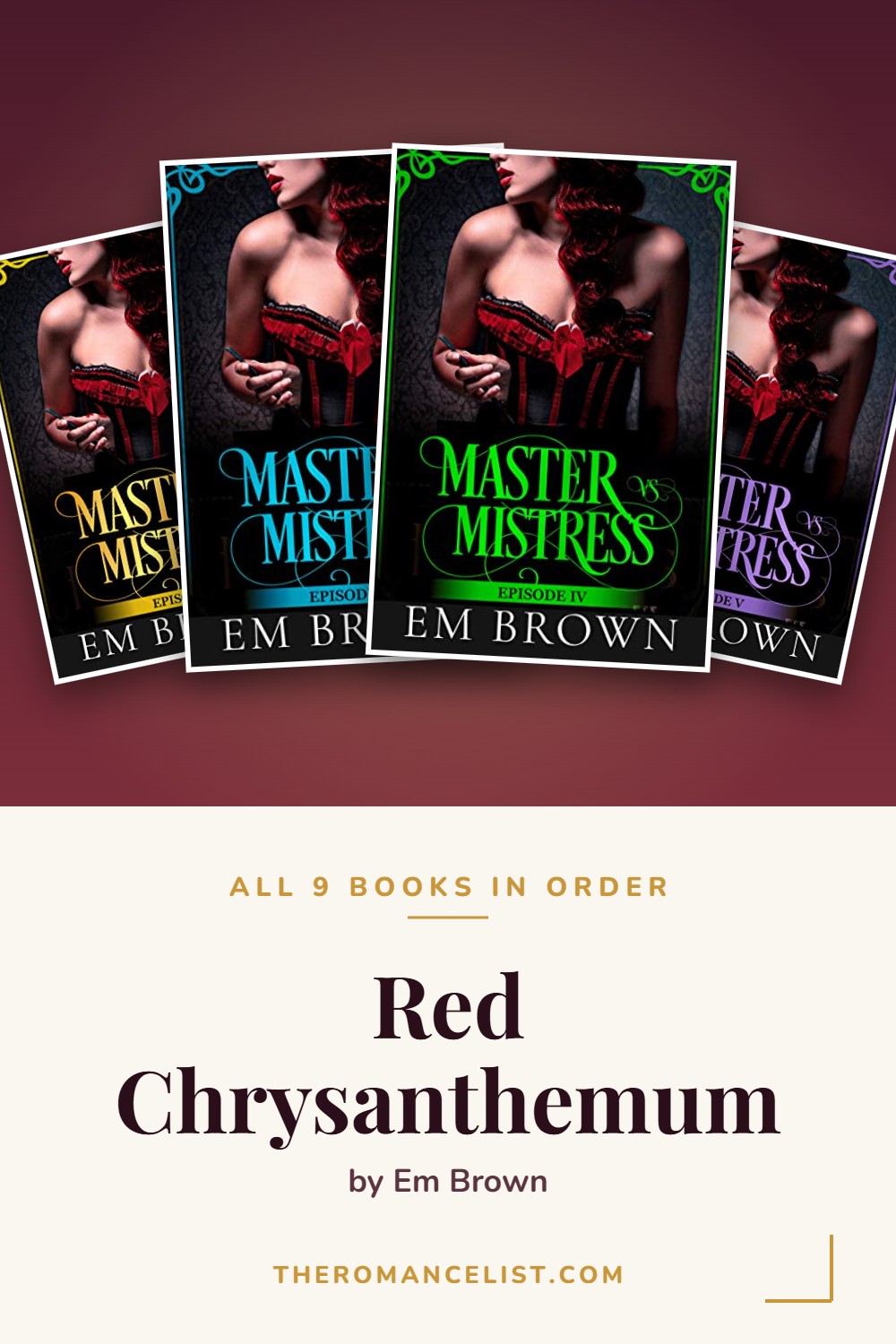 Red Chrysanthemum by Em Brown — books in order
