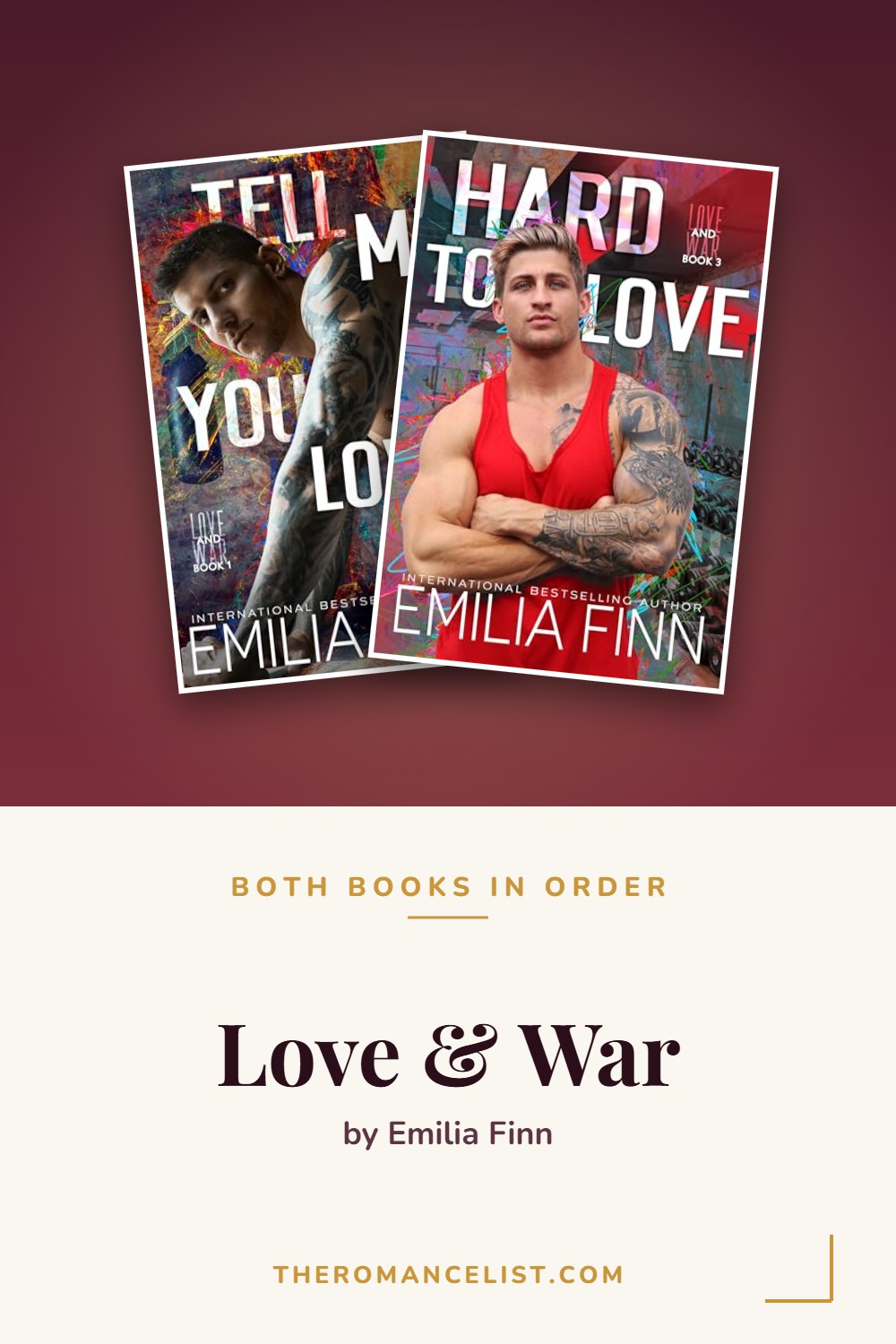 Love & War by Emilia Finn — books in order