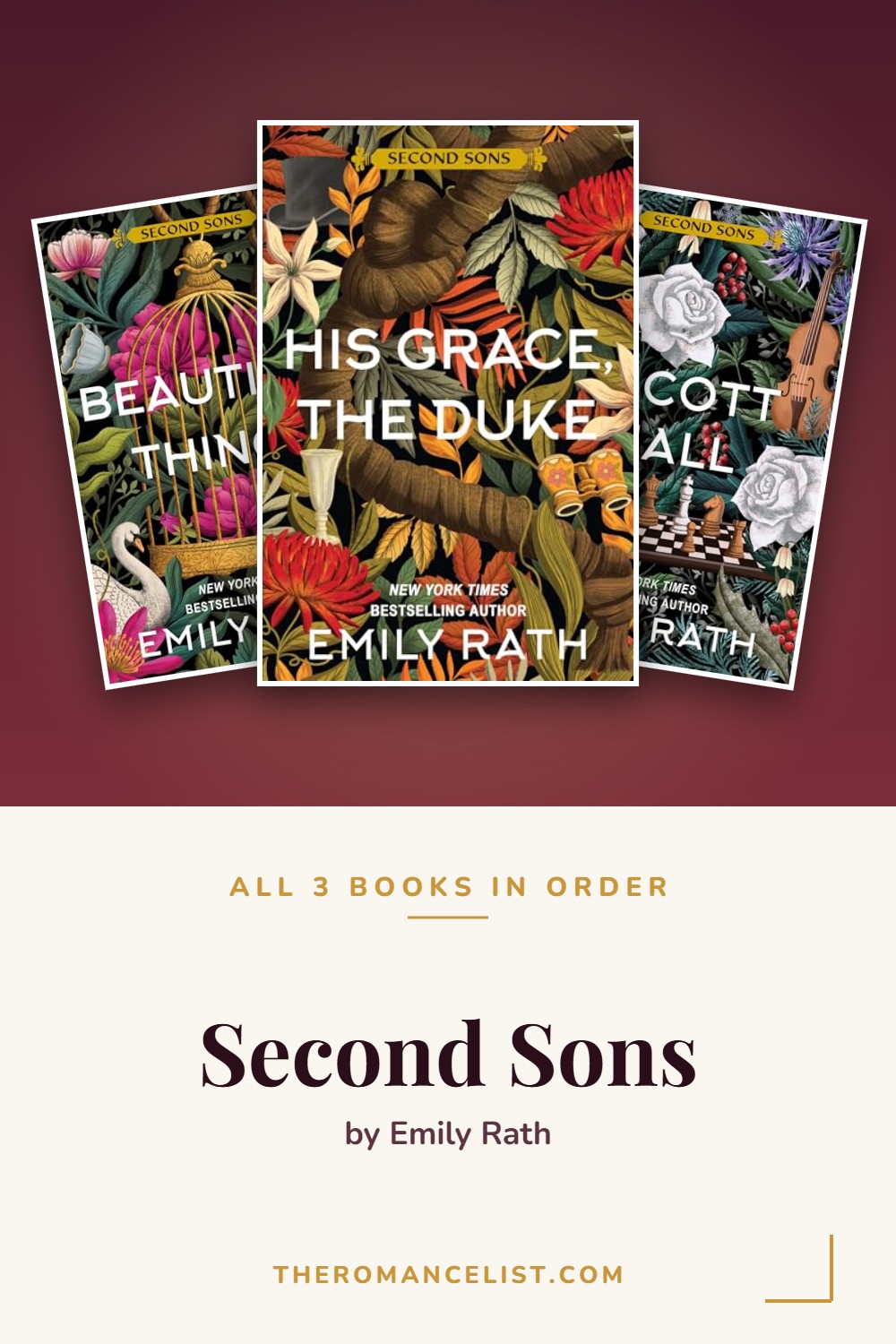 Second Sons by Emily Rath — books in order