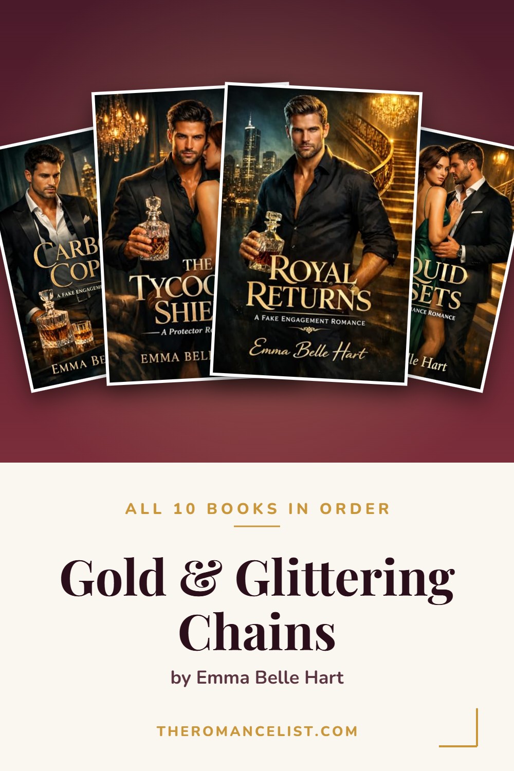 Gold & Glittering Chains by Emma Belle Hart — books in order