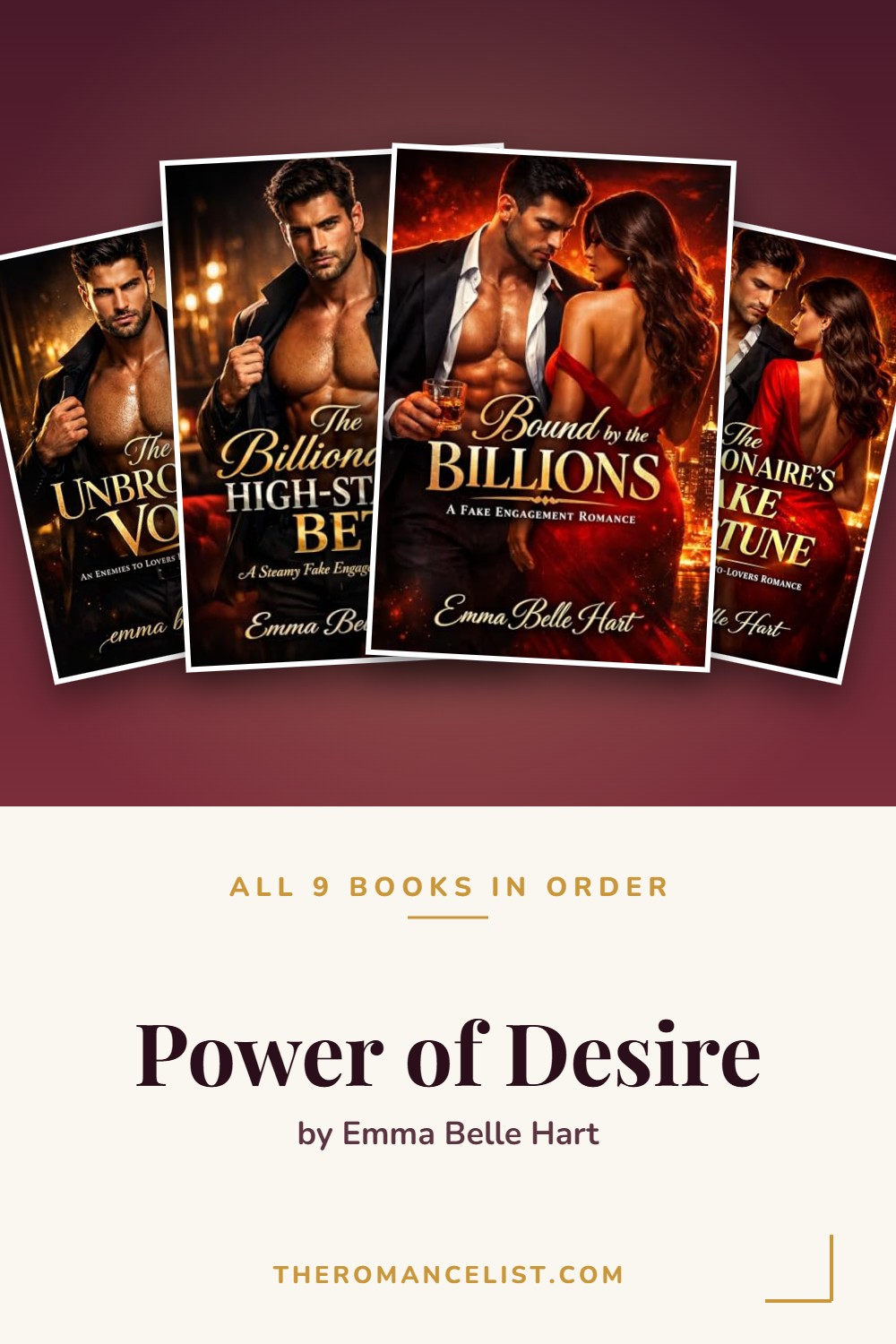 Power of Desire by Emma Belle Hart — books in order