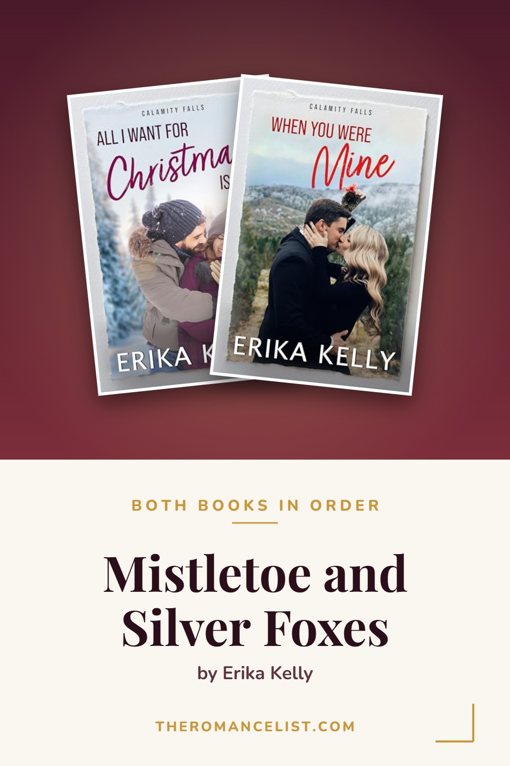 Mistletoe and Silver Foxes by Erika Kelly — books in order