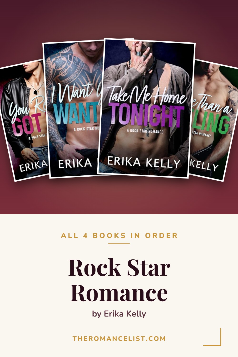 Rock Star Romance by Erika Kelly — books in order