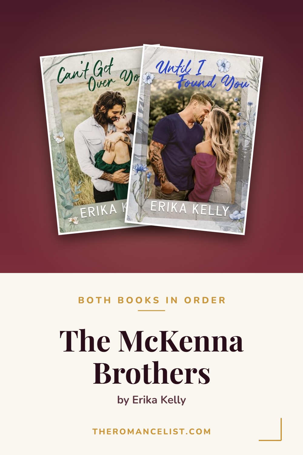 The McKenna Brothers by Erika Kelly — books in order