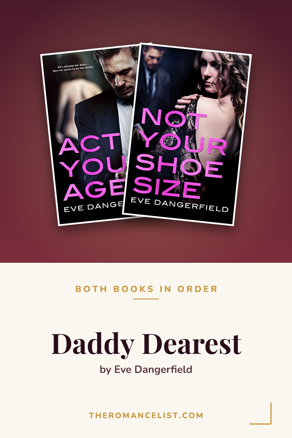 Daddy Dearest by Eve Dangerfield — books in order