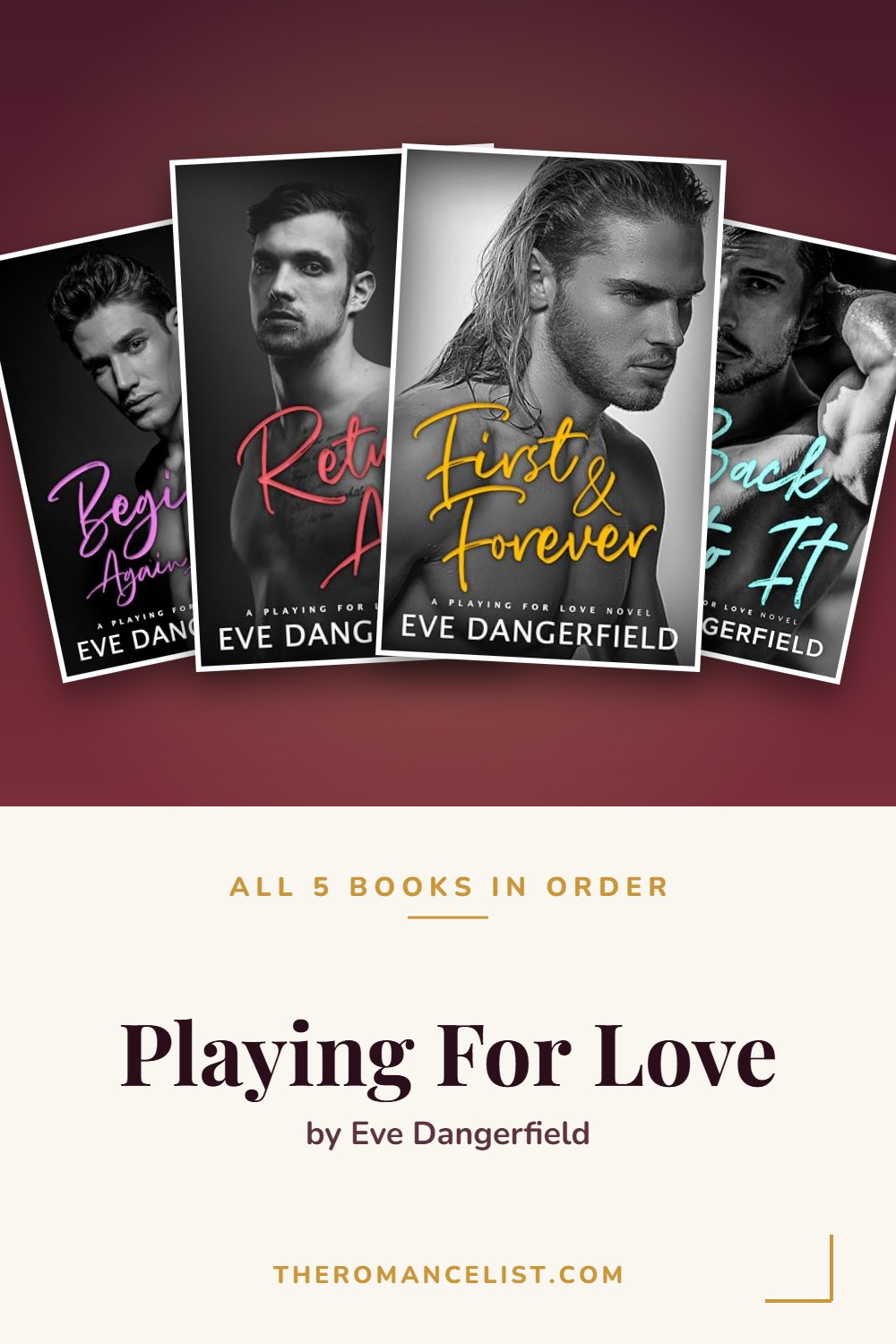 Playing For Love by Eve Dangerfield — books in order