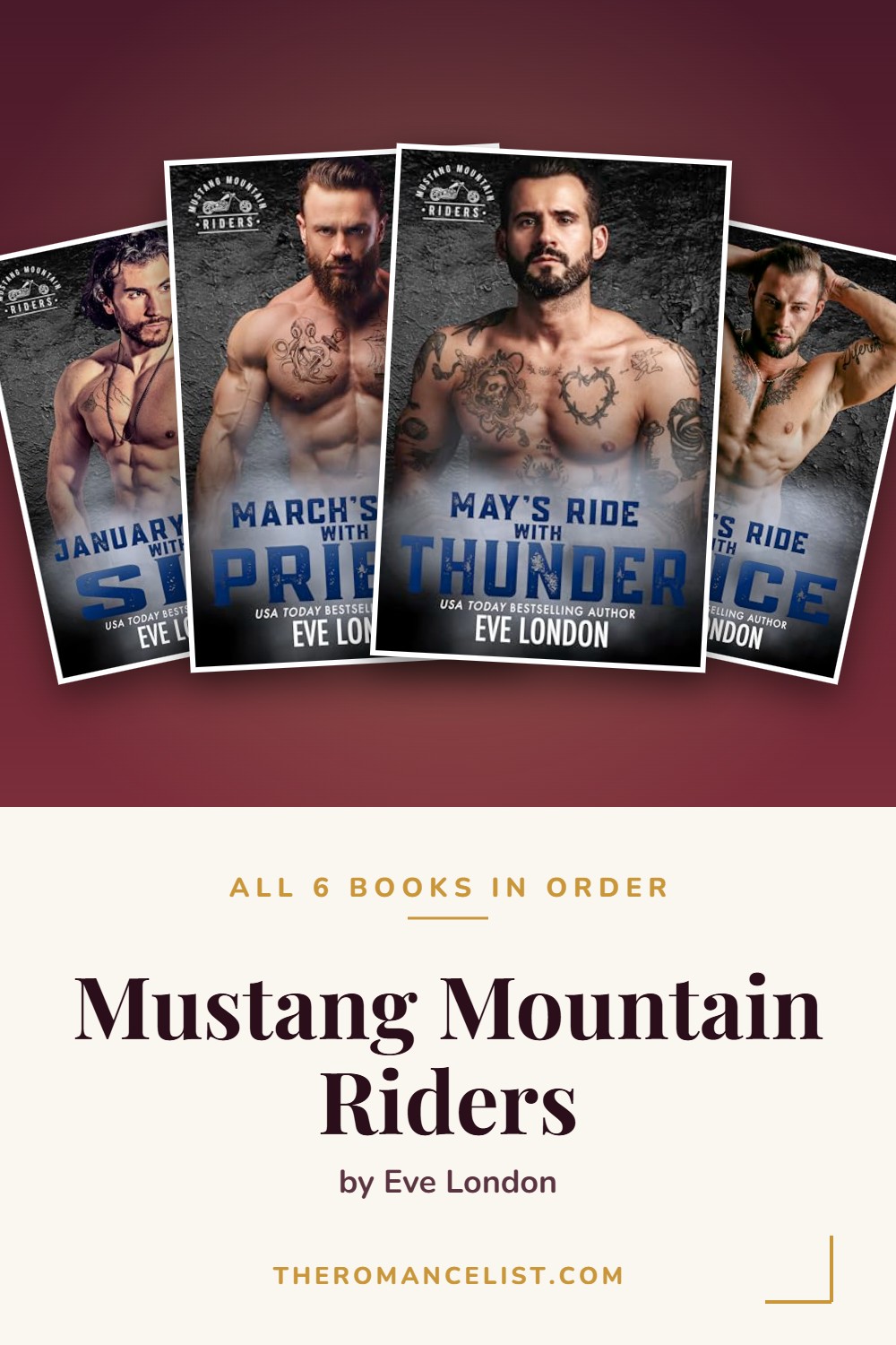Mustang Mountain Riders by Eve London — books in order
