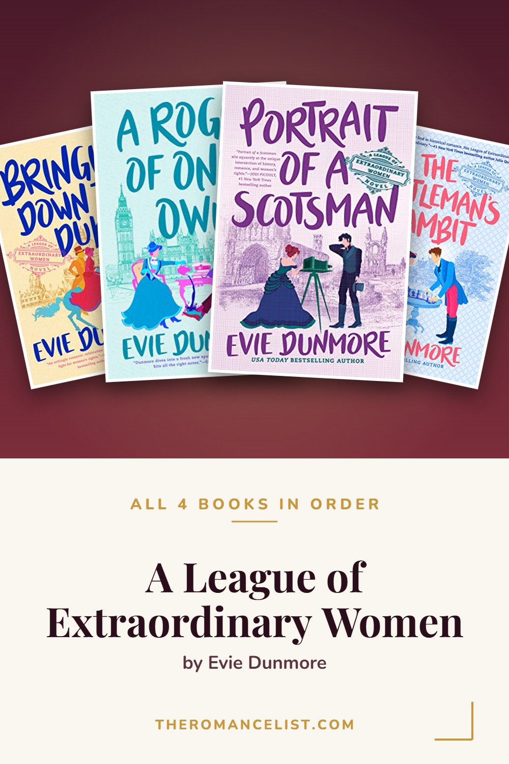 A League of Extraordinary Women by Evie Dunmore — books in order