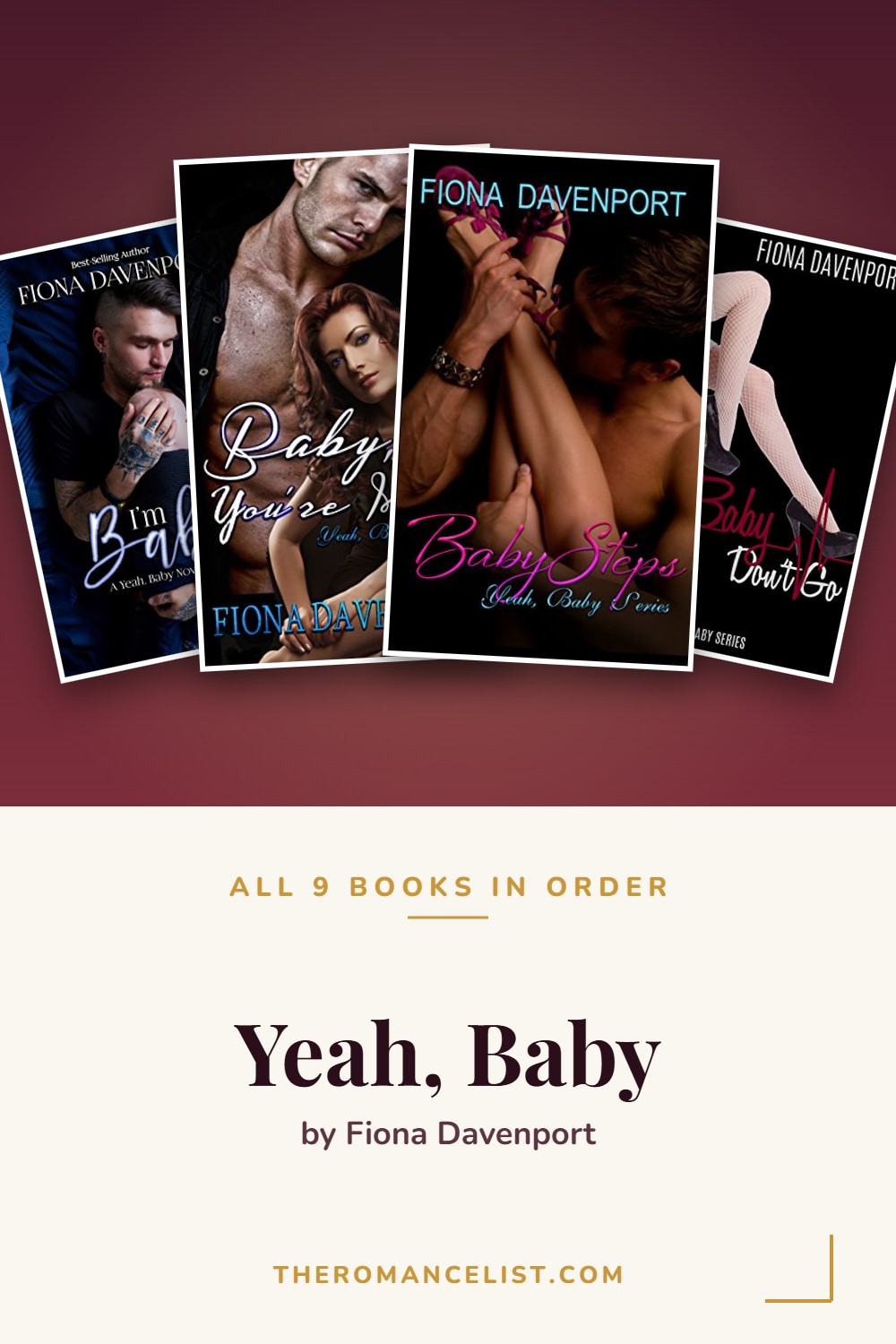 Yeah, Baby by Fiona Davenport — books in order