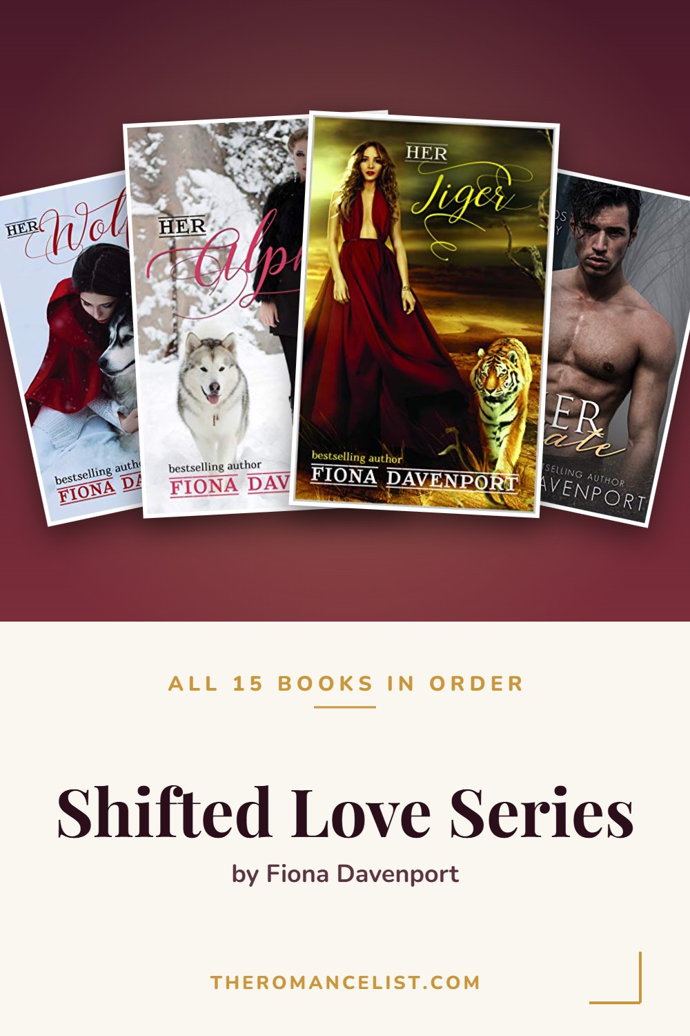 Shifted Love Series by Fiona Davenport — books in order