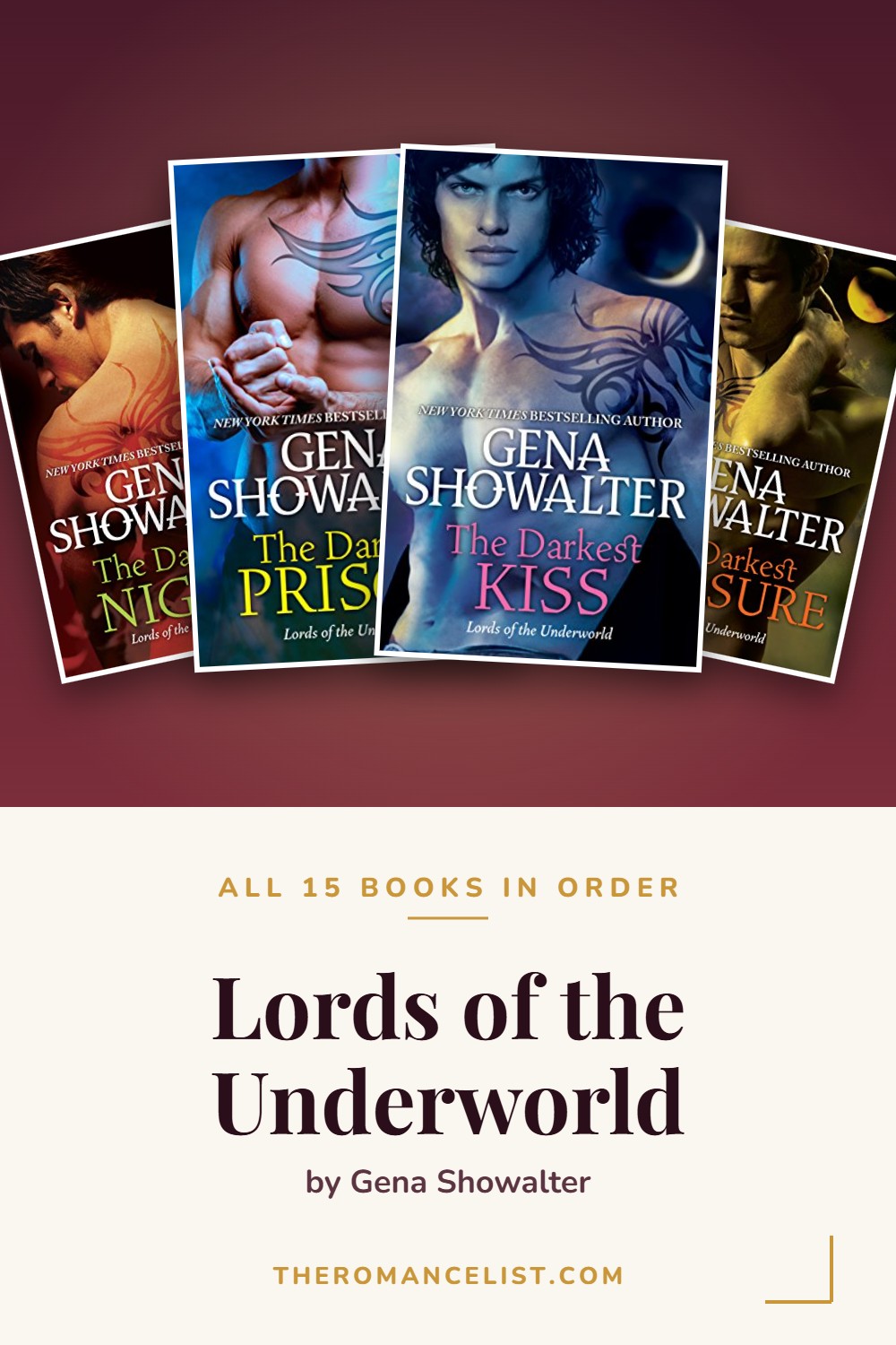 Lords of the Underworld by Gena Showalter — books in order