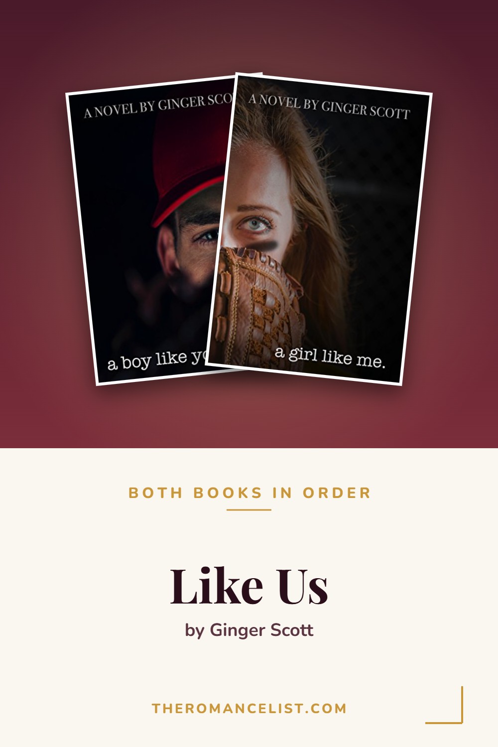 Like Us by Ginger Scott — books in order
