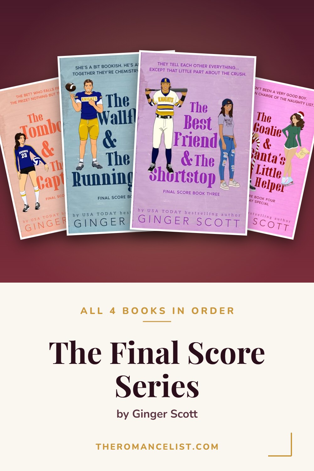 The Final Score Series by Ginger Scott — books in order