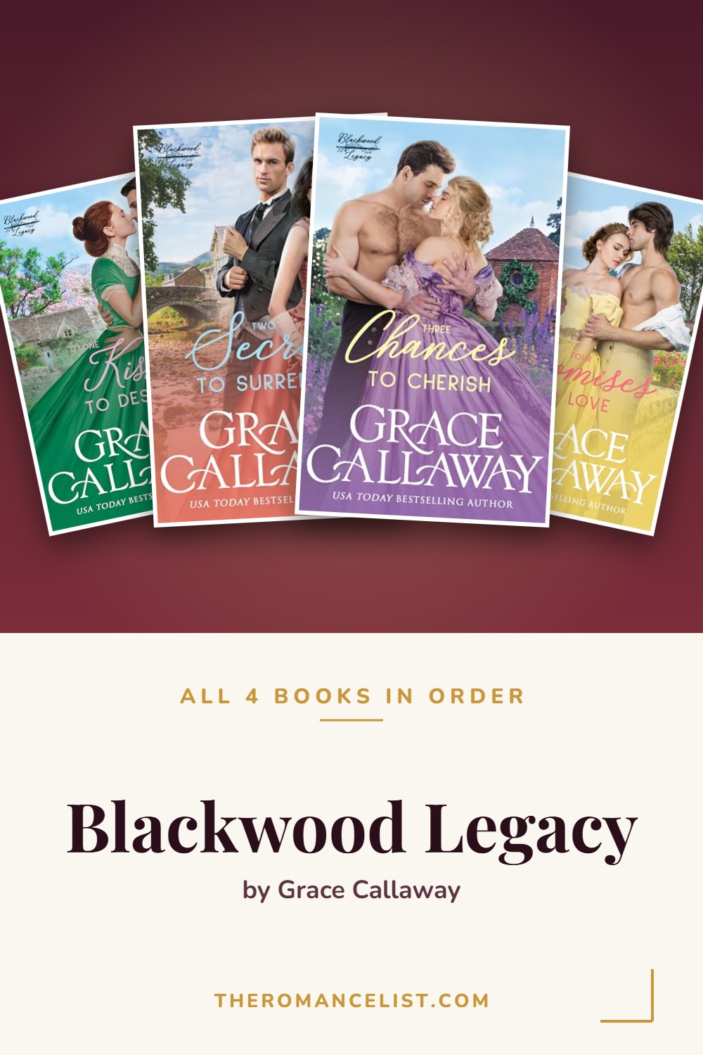 Blackwood Legacy by Grace Callaway — books in order