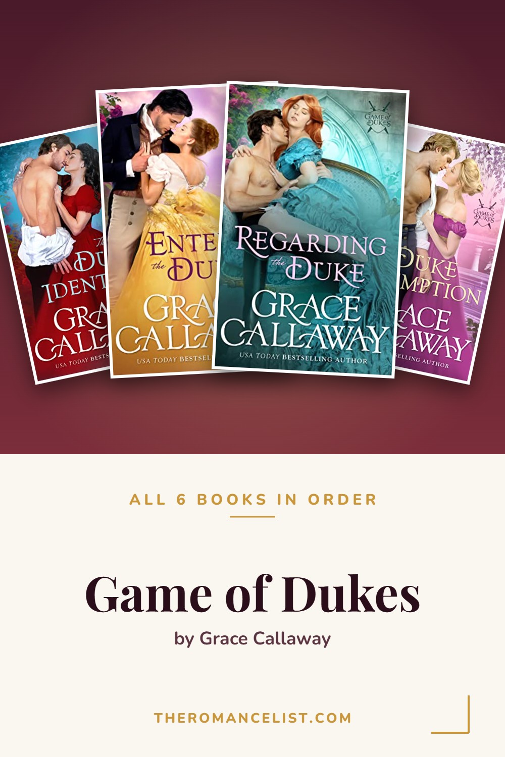 Game of Dukes by Grace Callaway — books in order