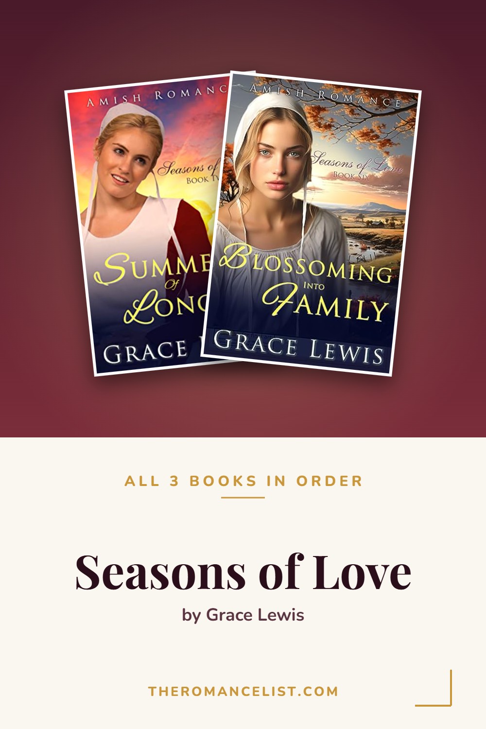 Seasons of Love by Grace Lewis — books in order