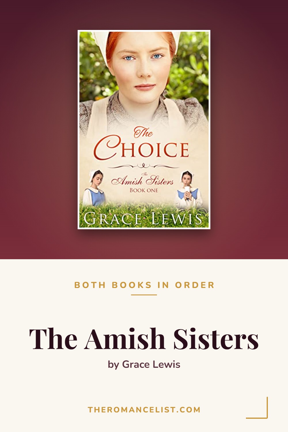 The Amish Sisters by Grace Lewis — books in order