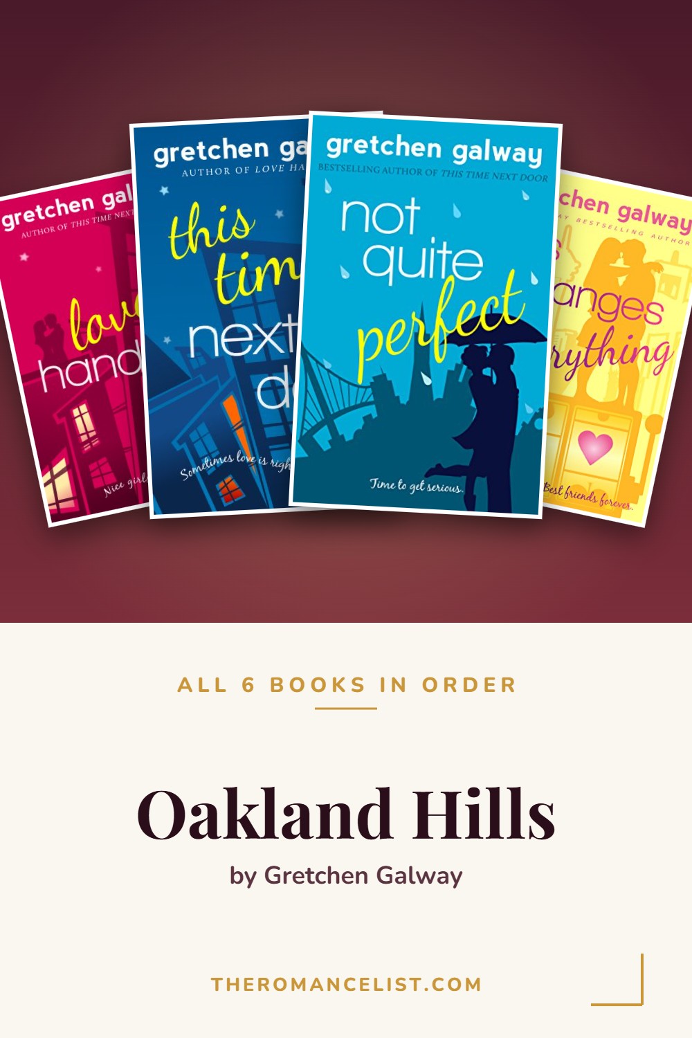 Oakland Hills by Gretchen Galway — books in order