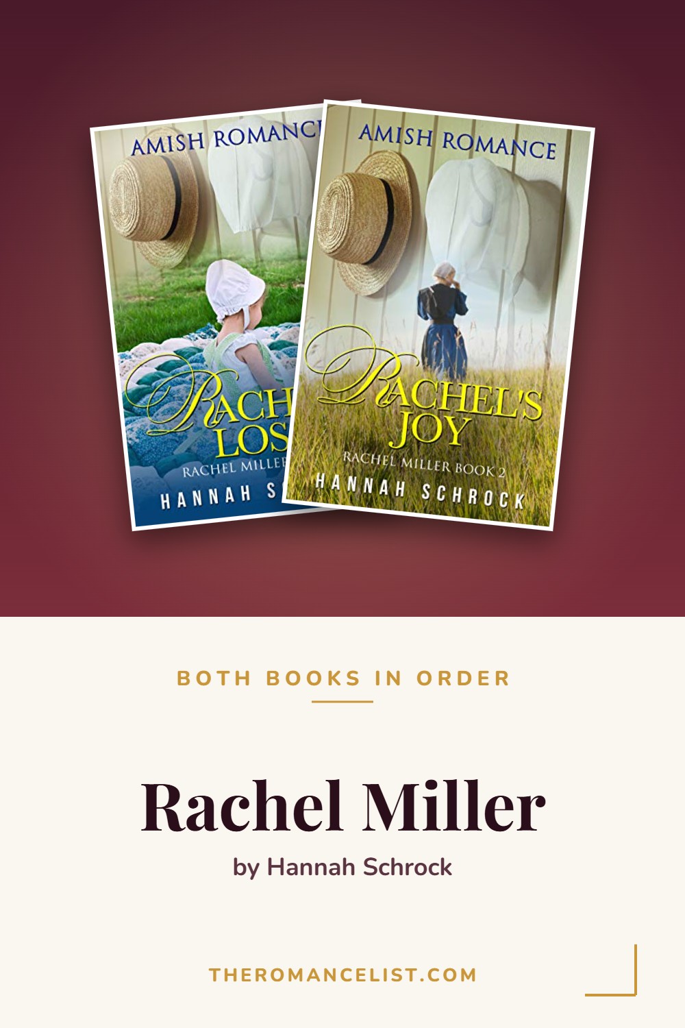 Rachel Miller by Hannah Schrock — books in order