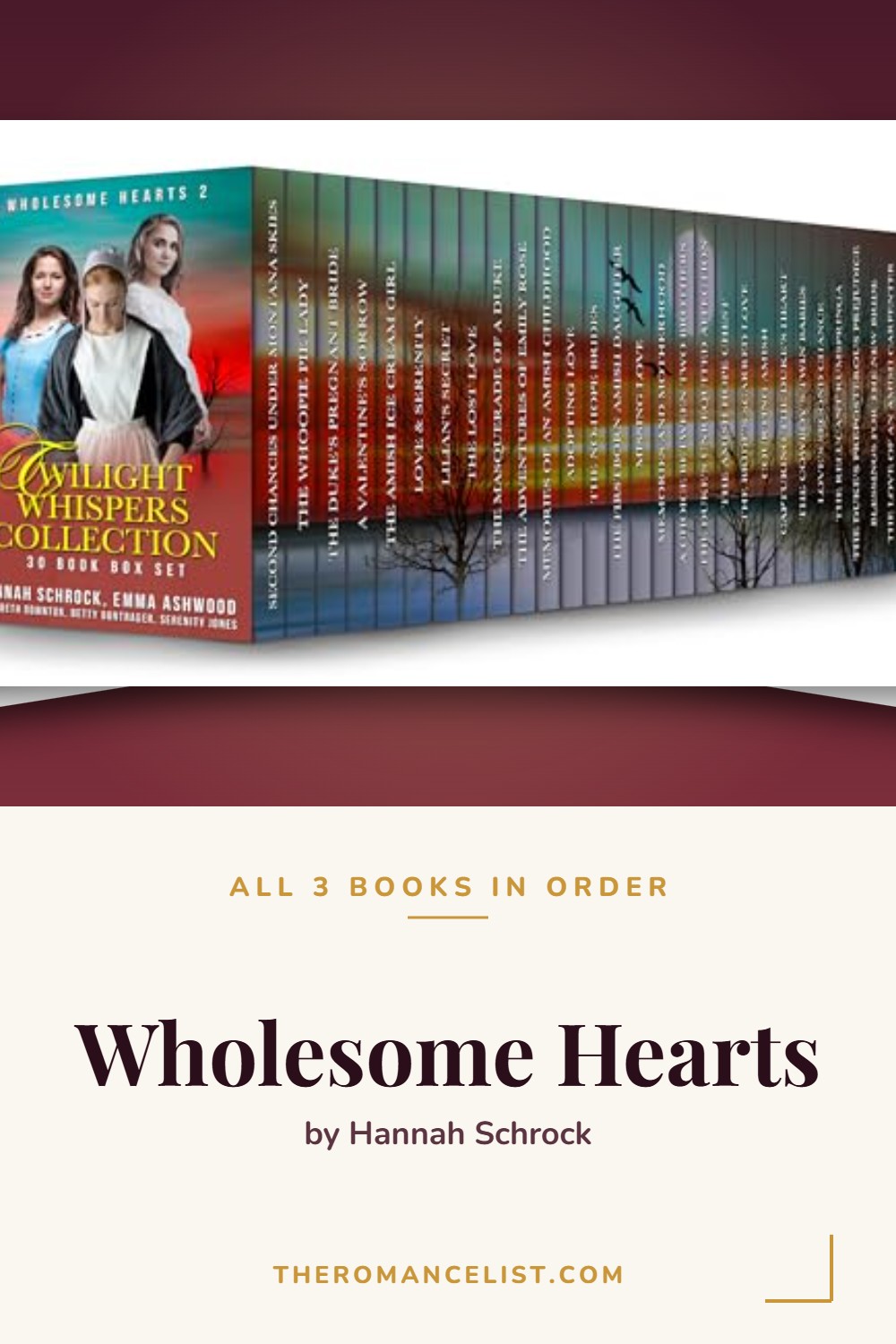 Wholesome Hearts by Hannah Schrock — books in order