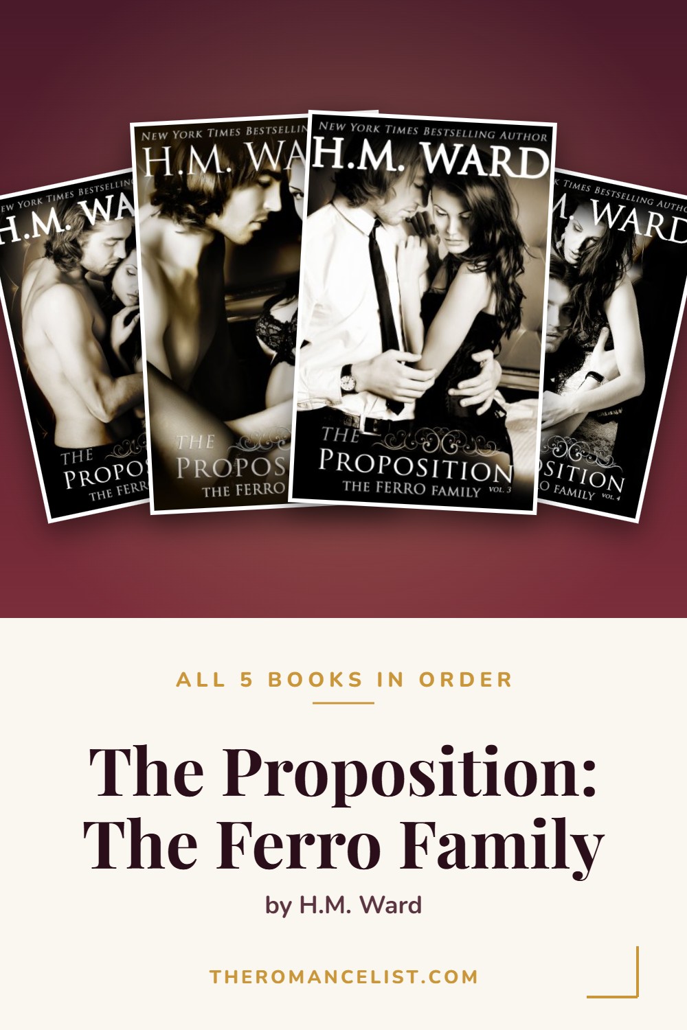 The Proposition: The Ferro Family by H.M. Ward — books in order