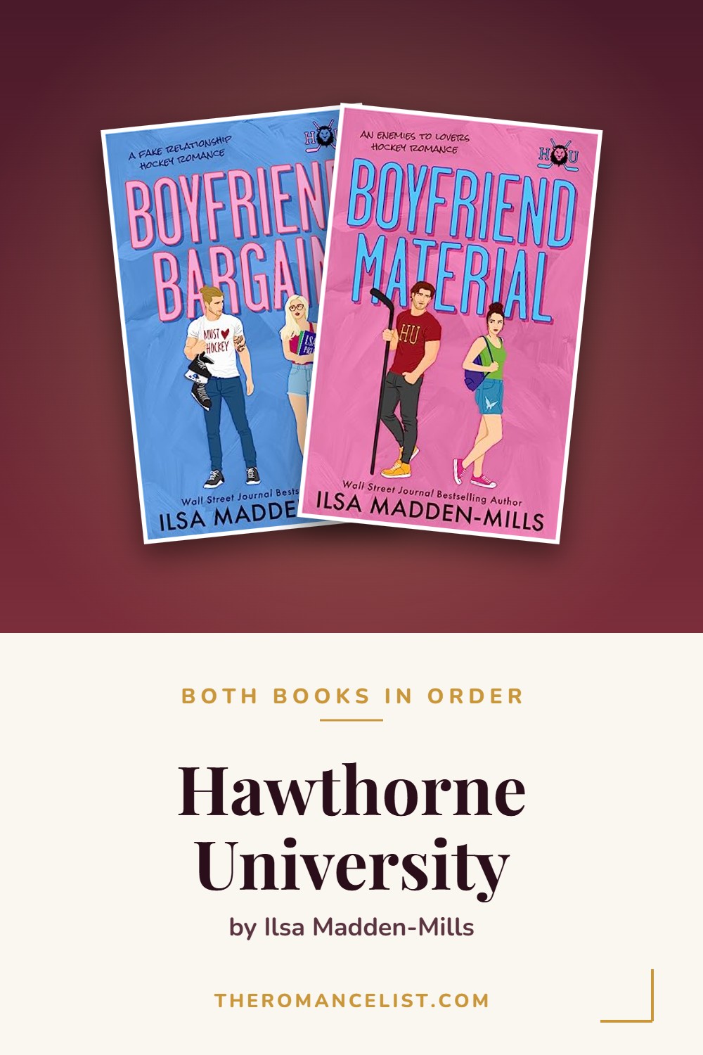 Hawthorne University by Ilsa Madden-Mills — books in order