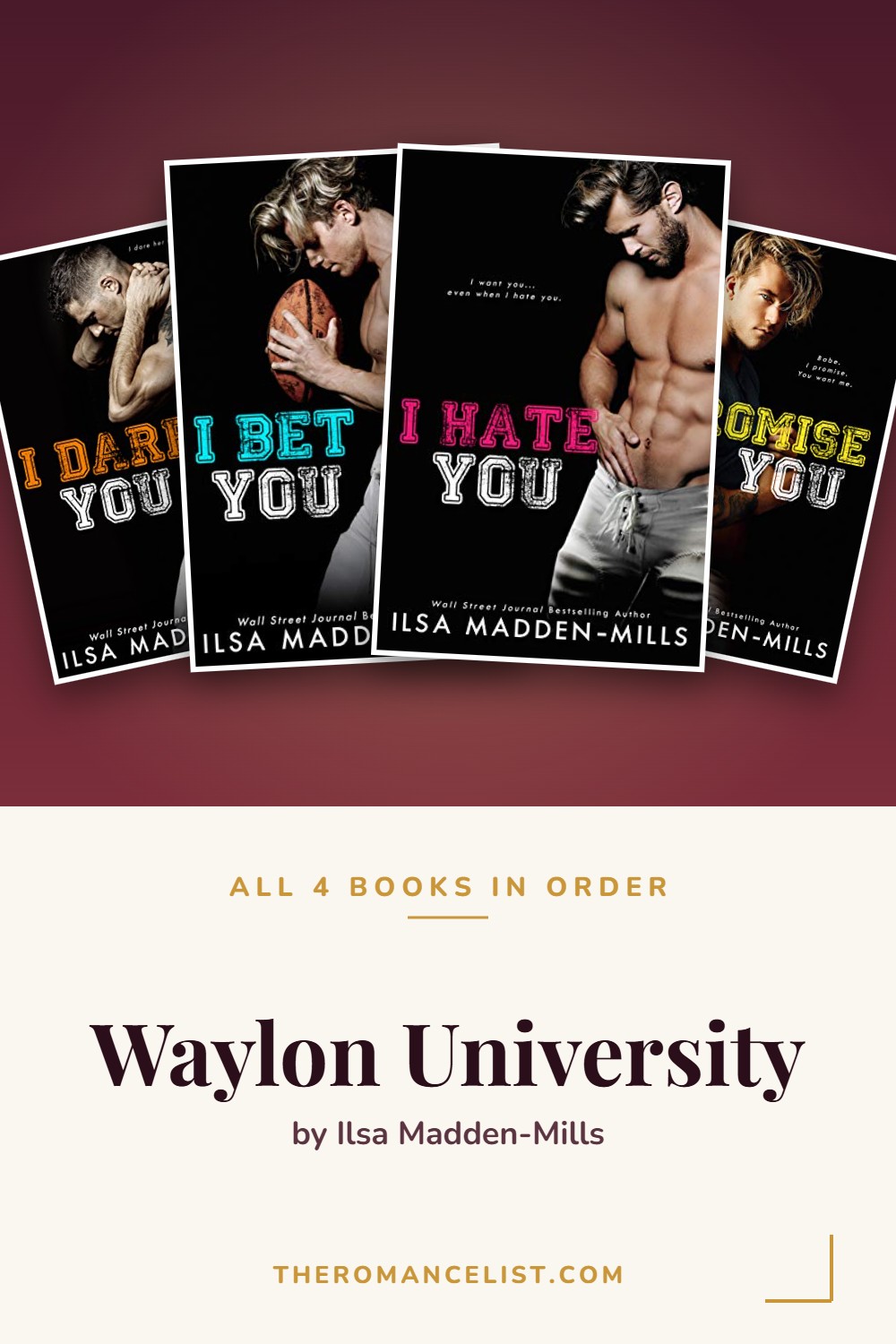 Waylon University by Ilsa Madden-Mills — books in order