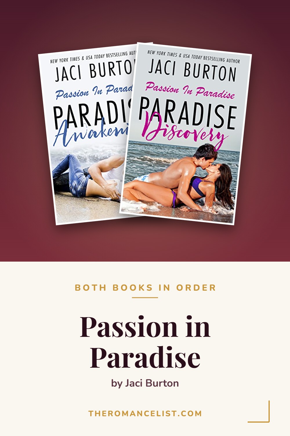 Passion in Paradise by Jaci Burton — books in order