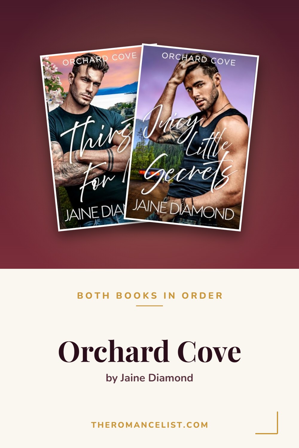 Orchard Cove by Jaine Diamond — books in order